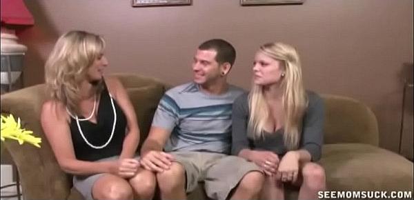  Teen Visits Her Step-mom With Her New Boyfriend